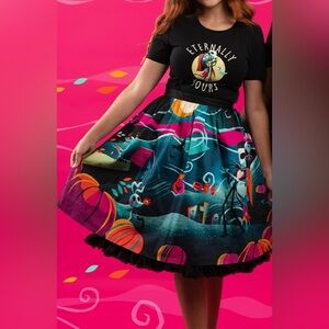 NWT Stitch Shoppe by Loungefly Skirt & Top Set Nightmare Before Christmas Disney